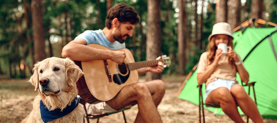 Partir en camping avec son chien