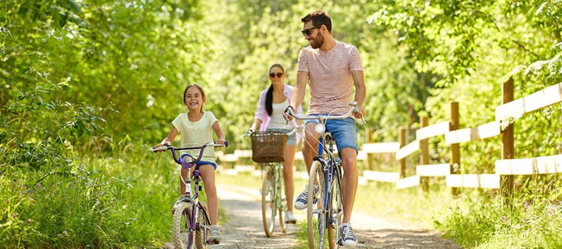Vacances à vélo en famille