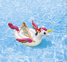 matelas gonflable licorne géante Raviday piscine