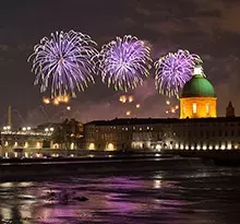 14 juillet, plus beaux feux d'artifice