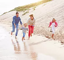 vacances à la Toussaint en bord de mer