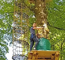 camping activités plein air accrobranche