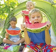 manger équilibré pour maintenir sa forme en vacances en camping