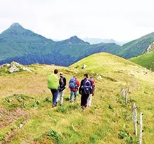 randonnée vacances en camping