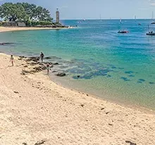 vacances en camping dans le Finistère pour fuir la canicule