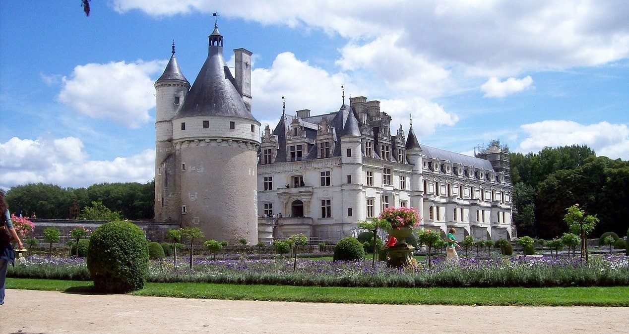 Le château de Chenonceau en Touraine, dans le Val de Loire. Nuit des Châteaux.