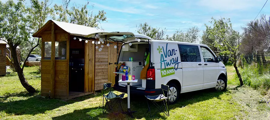 Flower Campings X Van away