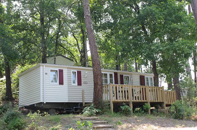 camping en automne dans les landes - les 2 etangs
